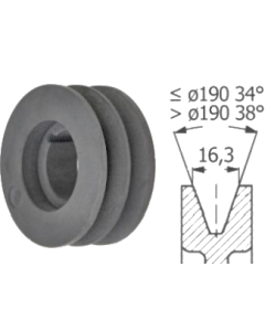 Klinová remenica pre upínacie púzdro SPB 475/8 TB 4040 *